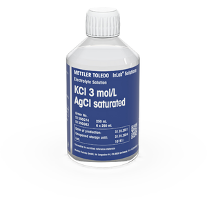 рН-метр METTLER TOLEDO Electrolyte 3 mol/L KCl Sat AgCl, 250mL